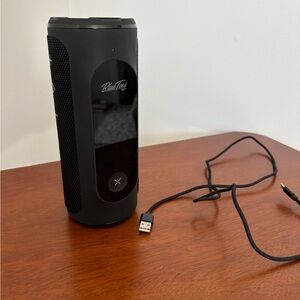 Blue Tees Golf Black Portable Speaker